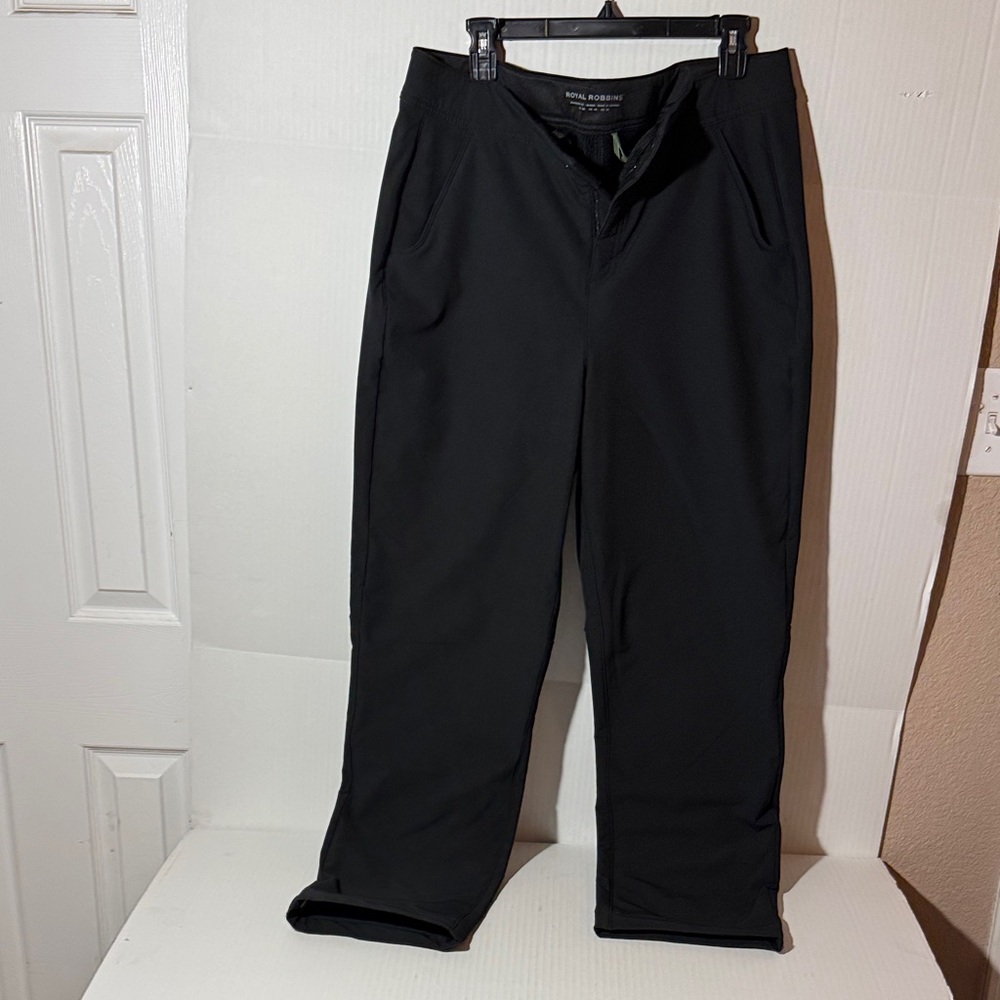 Royal Robbins Women's Black fleece lined Trousers